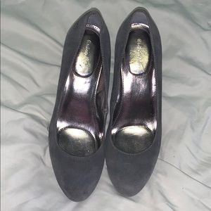 Calvin Klein suede heels